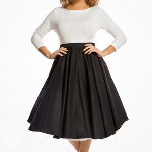 EUC Lindy Bop Peggy Sue Black Skirt